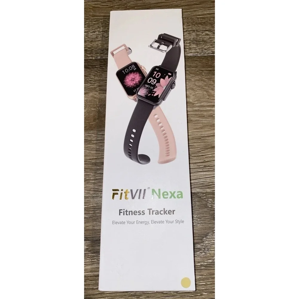 FITVII Nexa Fitness Tracker Answer Call, Smart Watch w/ Blood Pressure-Rose Gold